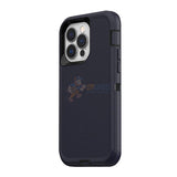 iPhone 13 Pro Shockproof Defender Case Cover Dark Blue