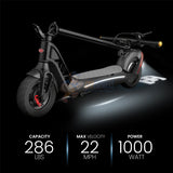 Bugatti 10 Electric Scooter Light Weight and Foldable Black