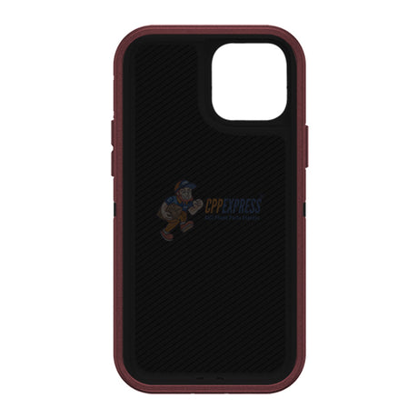 iPhone 12 Mini Shockproof Defender Case Cover Burgundy