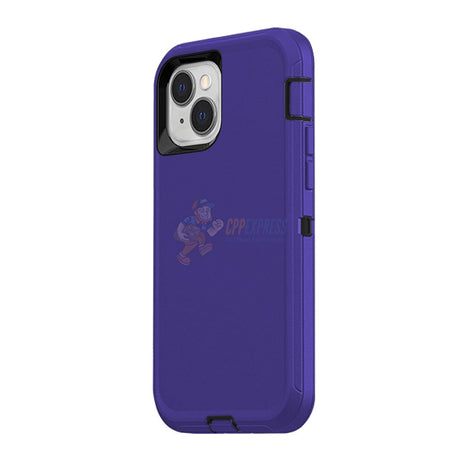 iPhone 13 Shockproof Defender Case Cover Purple