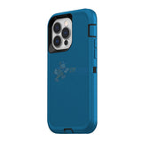 iPhone 13 Pro Shockproof Defender Case Cover Blue