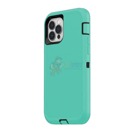 iPhone 13 Pro Max Shockproof Defender Case Cover Light Blue