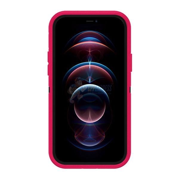 iPhone 13 Pro Max Shockproof Defender Case Cover Hot Pink