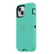 iPhone 14 Shockproof Defender Case Cover Light Blue