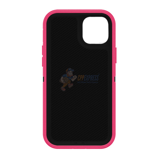 iPhone 14 Plus Shockproof Defender Case Cover Hot Pink