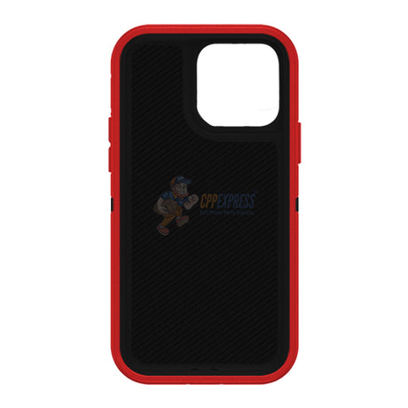 iPhone 14 Plus Shockproof Defender Case Cover Red