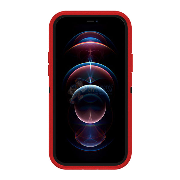 iPhone 14 Plus Shockproof Defender Case Cover Red