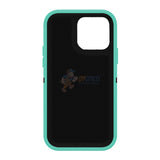 iPhone 14 Pro Shockproof Defender Case Cover Light Blue