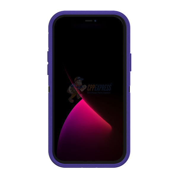 iPhone 15 Shockproof Defender Case Cover Purple