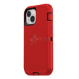 iPhone 15 Shockproof Defender Case Cover Red