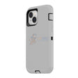 iPhone 15 Plus Shockproof Defender Case Cover Light Gray