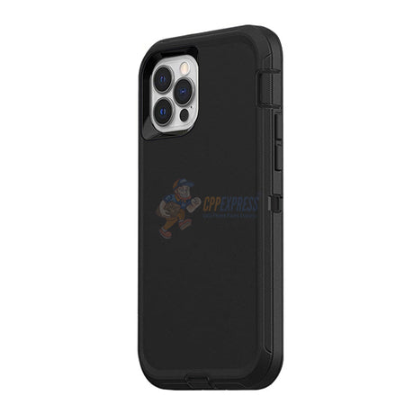 iPhone 15 Pro Max Shockproof Defender Case Cover Black