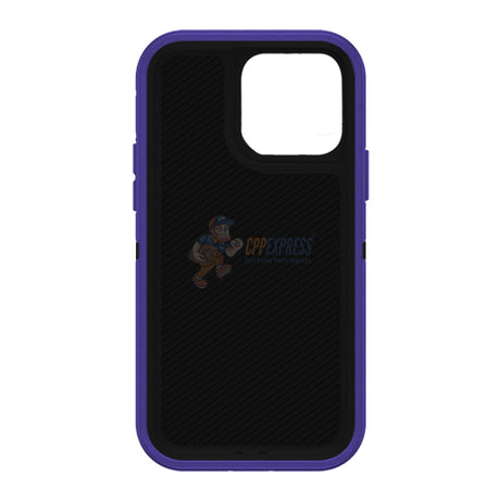 iPhone 15 Pro Shockproof Defender Case Cover Purple