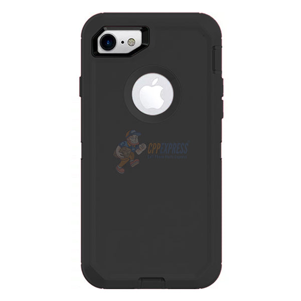 iPhone 7 iPhone 8 Shockproof Defender Case Cover Black