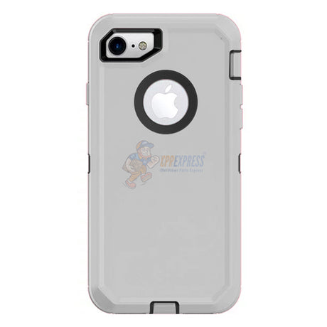 iPhone 7 iPhone 8 Shockproof Defender Case Cover Light Gray