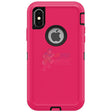 iPhone X iPhone XS Shockproof Defender Case Cover Hot Pink