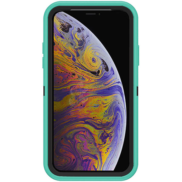 iPhone X iPhone XS Shockproof Defender Case Cover Light Blue