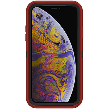 iPhone X iPhone XS Shockproof Defender Case Cover Red