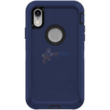 iPhone XR Shockproof Defender Case Cover Dark Blue