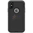 iPhone XS Max Shockproof Defender Case Cover Black