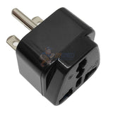 EU to US Travel Plug Adapter Power Socket Charger Converter - Black