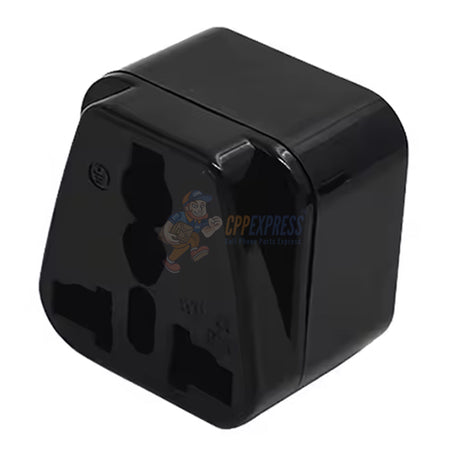EU to US Travel Plug Adapter Power Socket Charger Converter - Black