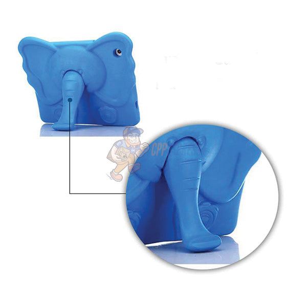 Elephant Kids Shockproof Tough Bumper Protective EVA Case Stand Cover For iPad Mini 1 2 3 4 - Blue