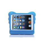 Elephant Kids Shockproof Tough Bumper Protective EVA Case Stand Cover For iPad Mini 1 2 3 4 - Blue