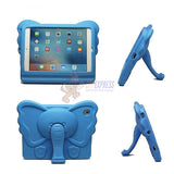 Elephant Kids Shockproof Tough Bumper Protective EVA Case Stand Cover For iPad Mini 1 2 3 4 - Blue