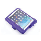 Elephant Kids Shockproof Protective Tough Bumper EVA Case Stand Cover For iPad Mini 1 2 3 4 - Purple