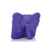 Elephant Kids Shockproof Protective Tough Bumper EVA Case Stand Cover For iPad Mini 1 2 3 4 - Purple