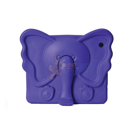 Elephant Kids Shockproof Protective Tough Bumper EVA Case Stand Cover For iPad Mini 1 2 3 4 - Purple