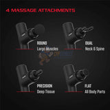 FitRx Neck and Back Massager Handheld Percussion Massage Gun with Multiple Speeds