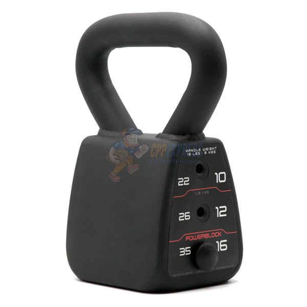 FitRx PowerBell SB30 Compact Adjustable Weight for Home Gym & Strength Training