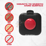 FitRx Mountable Massage Ball - Back and Shoulder Massage Ball with Suction Pad