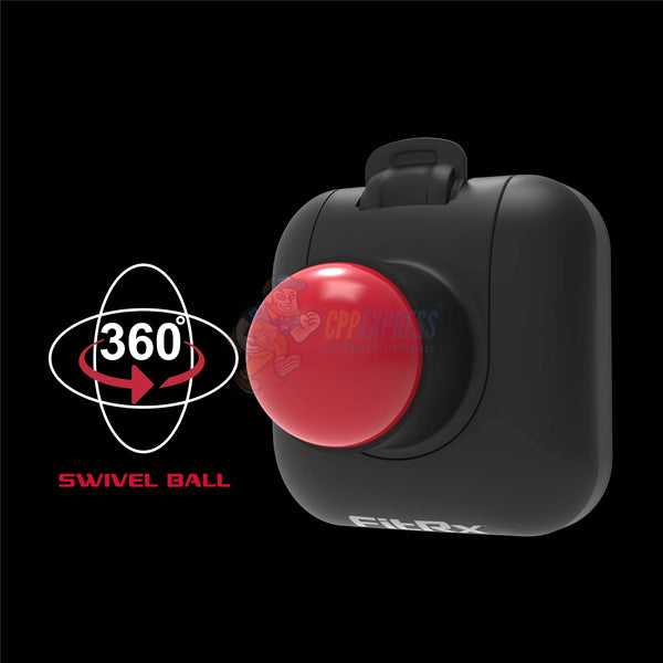 FitRx Mountable Massage Ball - Back and Shoulder Massage Ball with Suction Pad
