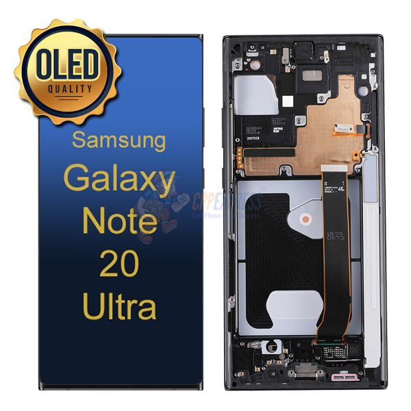 Samsung Galaxy Note 20 Ultra OLED Touch Screen Digitizer Assembly With Frame