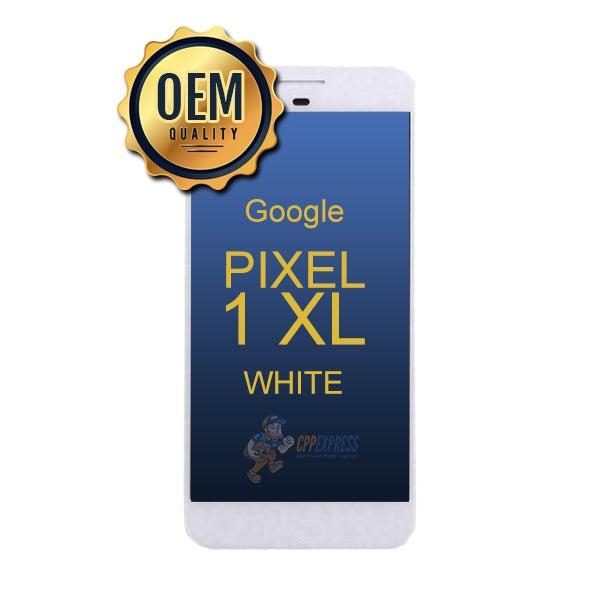 Google Pixel 1 XL LCD Touch Screen Assembly Without Frame - White