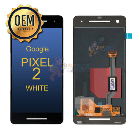 Google Pixel 2 XL LCD Touch Screen Assembly Without Frame - White