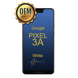 Google Pixel 3A LCD Touch Screen Assembly Without Frame - White