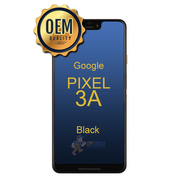 Google Pixel 3A LCD Touch Screen Assembly WIthout Frame - Black