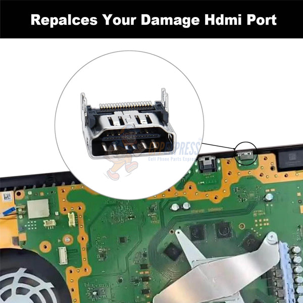 HDMI Port Socket Connector Replacement For PlayStation 5 PS5 / PS5 Pro / PS5 Slim