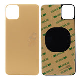 IPhone 11 Pro Max Glass Back Door - Perfect Fit Premium Back Glass - Gold