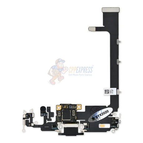 iPhone 11 Pro Max Charging Port Dock Connector Flex Cable Black