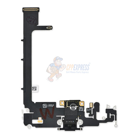 iPhone 11 Pro Max Charging Port Dock Connector Flex Cable Black