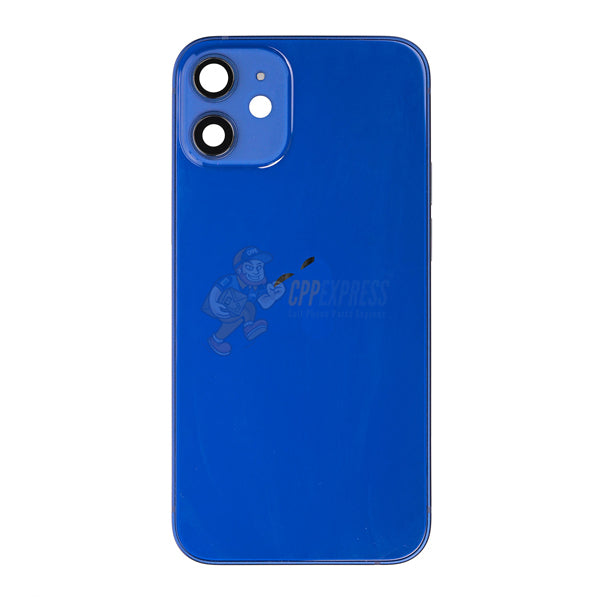 iPhone 12 Mini Battery Back Door Perfect Fit Premium Back Cover Case Housing - Blue