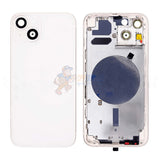 iPhone 13 Battery Back Door Perfect Fit Premium Back Cover Case Housing - White