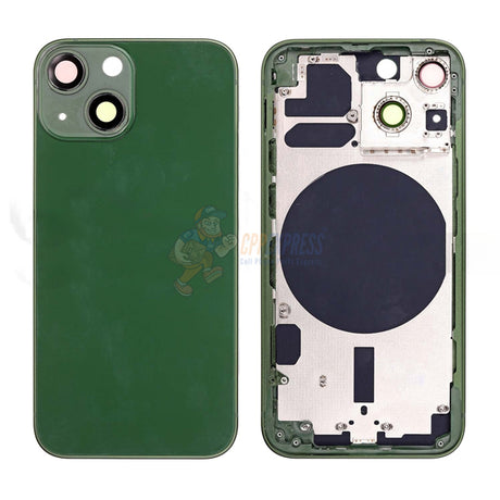 iPhone 13 Mini Battery Back Door Perfect Fit Premium Back Cover Case Housing - Green