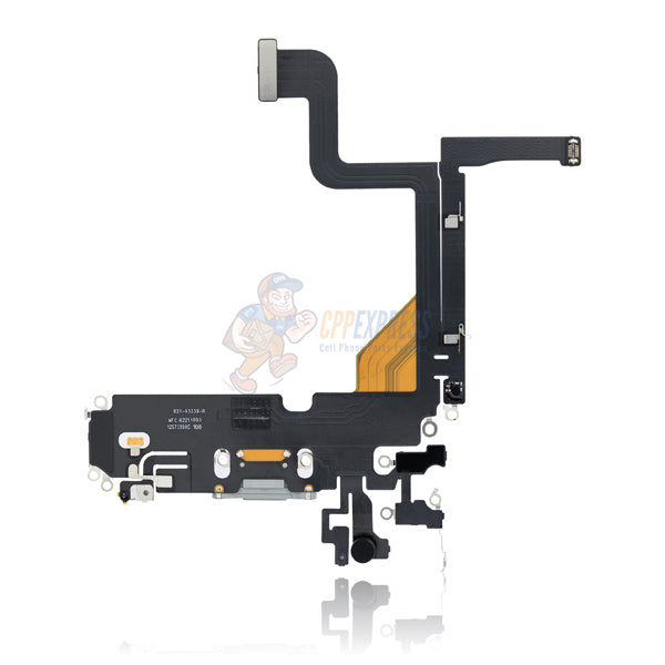 iPhone 13 Pro Charging Port Dock Connector Flex Cable Silver