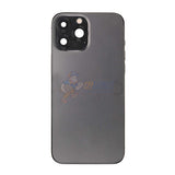 iPhone 13 Pro Back Glass Housing PreInstalled Small Parts Premium - Black